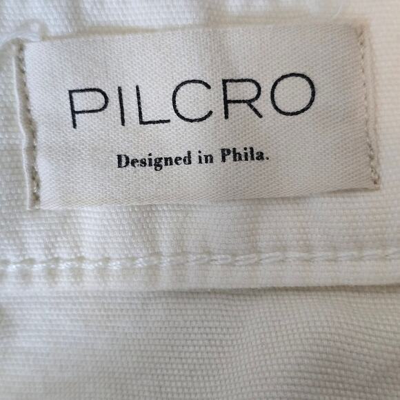 PILCRO By Anthropologie High Rise Painter Button Fly Paisley Womens Pants 31 - Picture 5 of 7